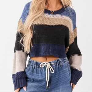 Colorblock Knit Sweater